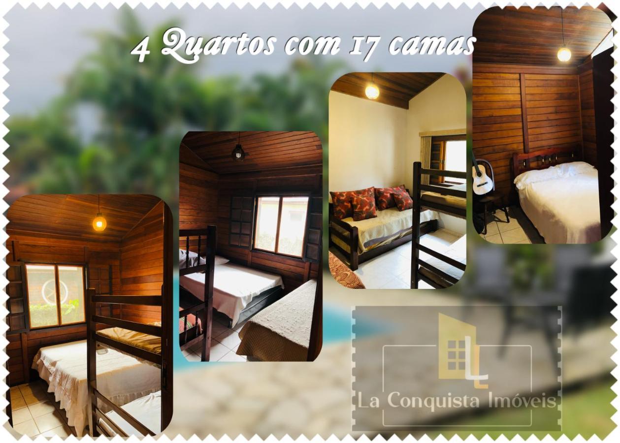 Casa De Praia Estilosa Com Piscina No Condominio-Litoral Norte Бертиога Экстерьер фото